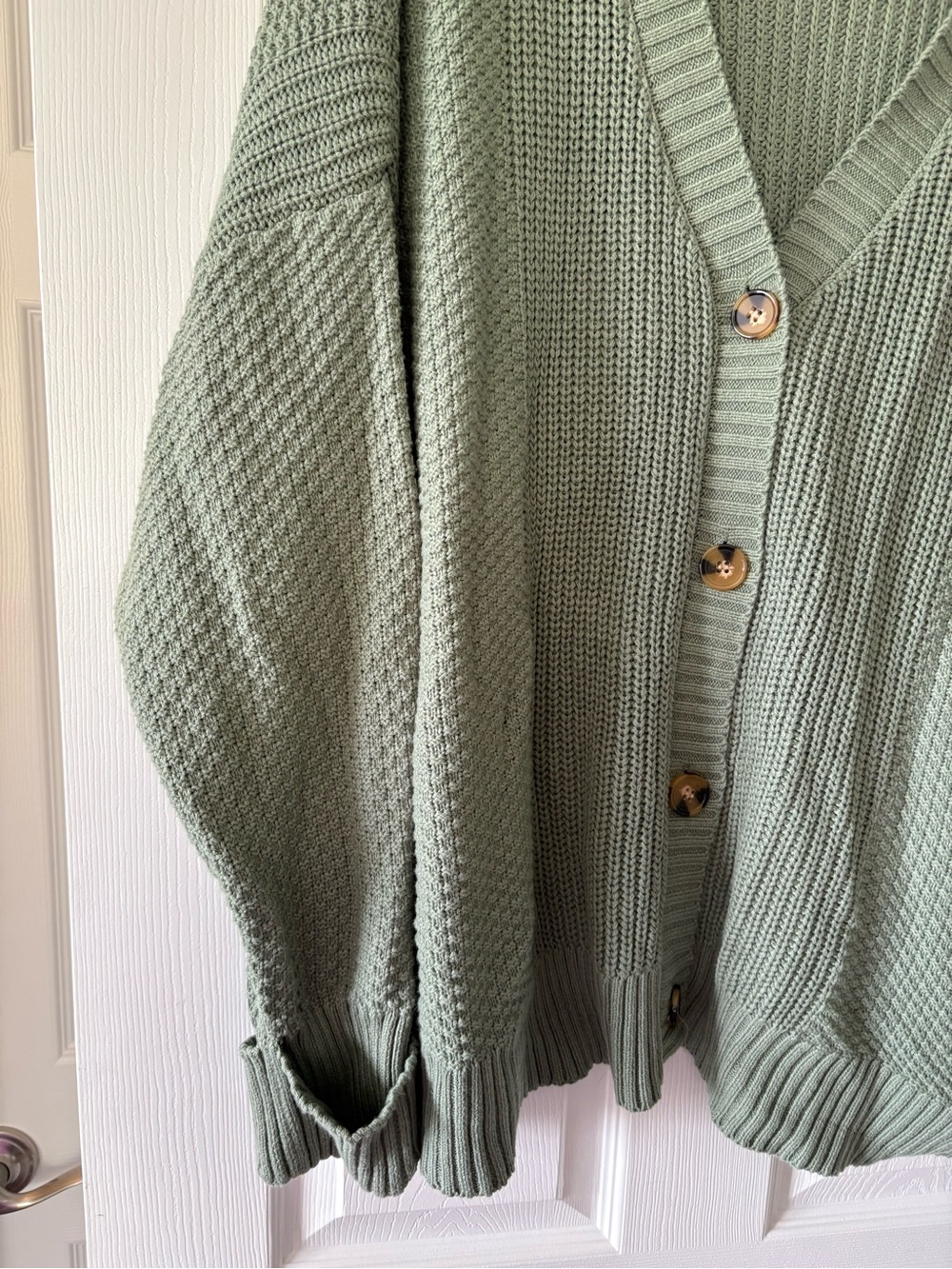 Maurices Sage Green Button Cardigan - Picture 2 of 6
